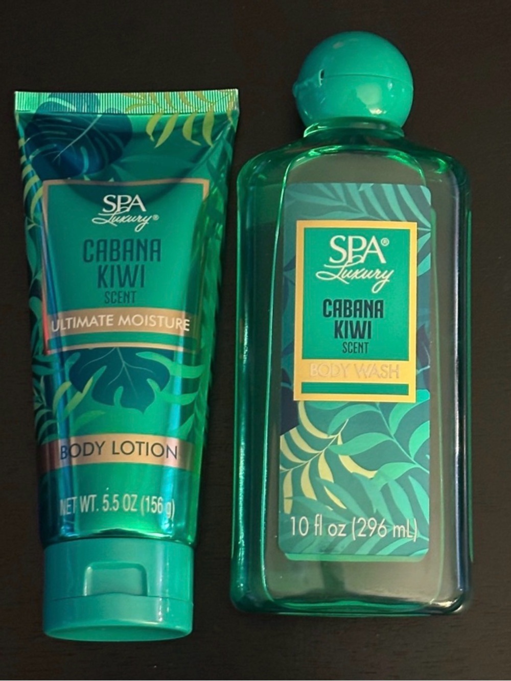 💜 SPA Luxury Cabana Kiwi Body Wash & Lotion